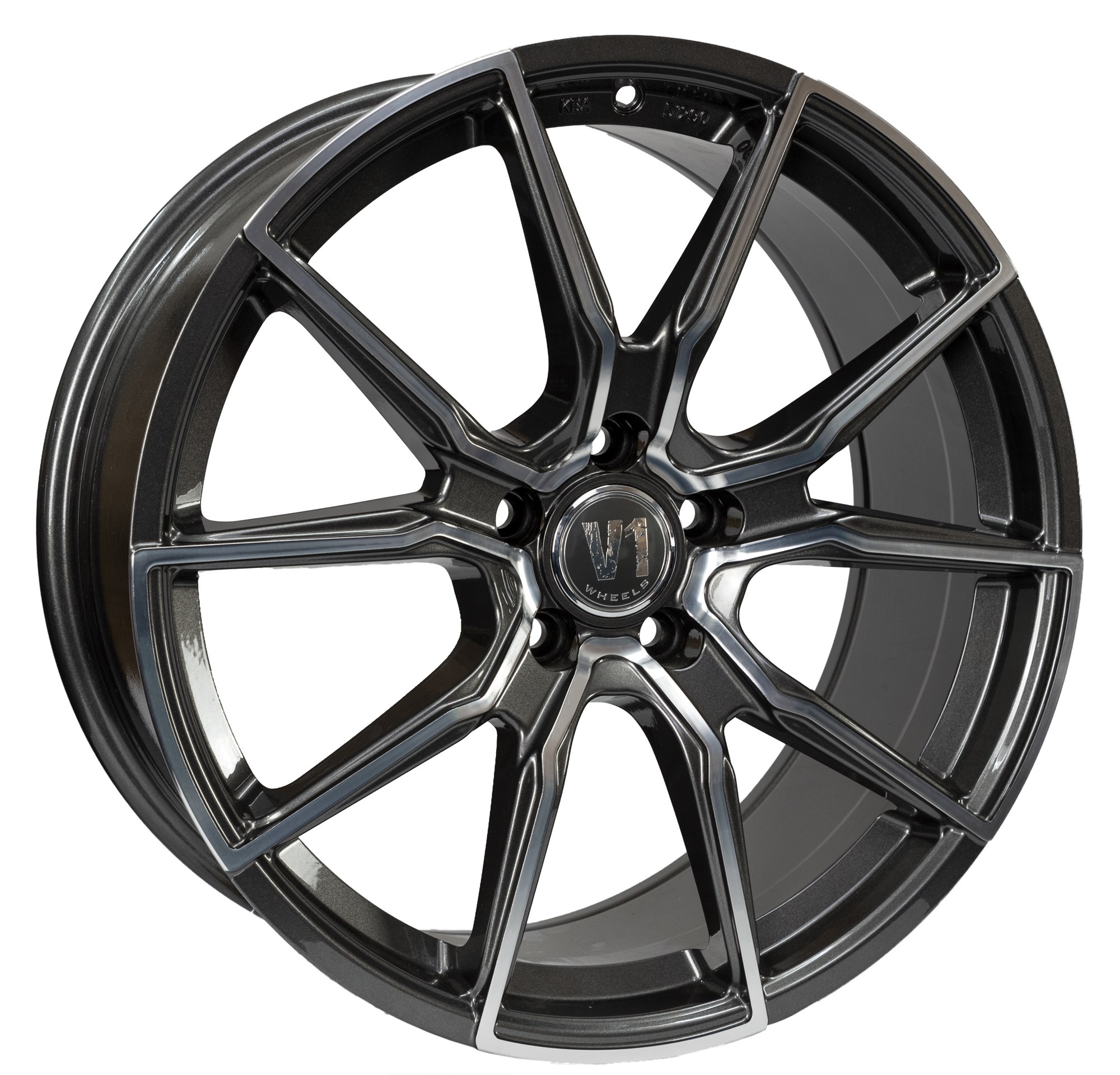 V1 WHEELS V1 ANTRACIET GEPOLIJST 4052894990567